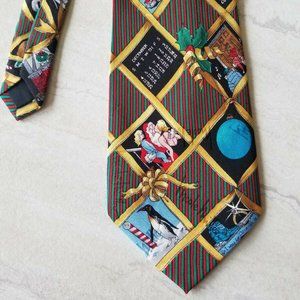 Nicole Miller New York (1994 ) Silk Mens Black Tie